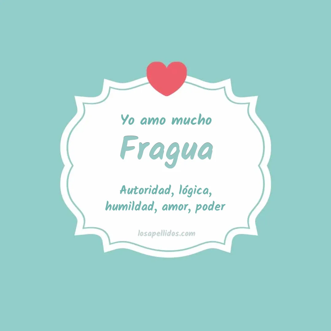 Yo amo mucho Fragua