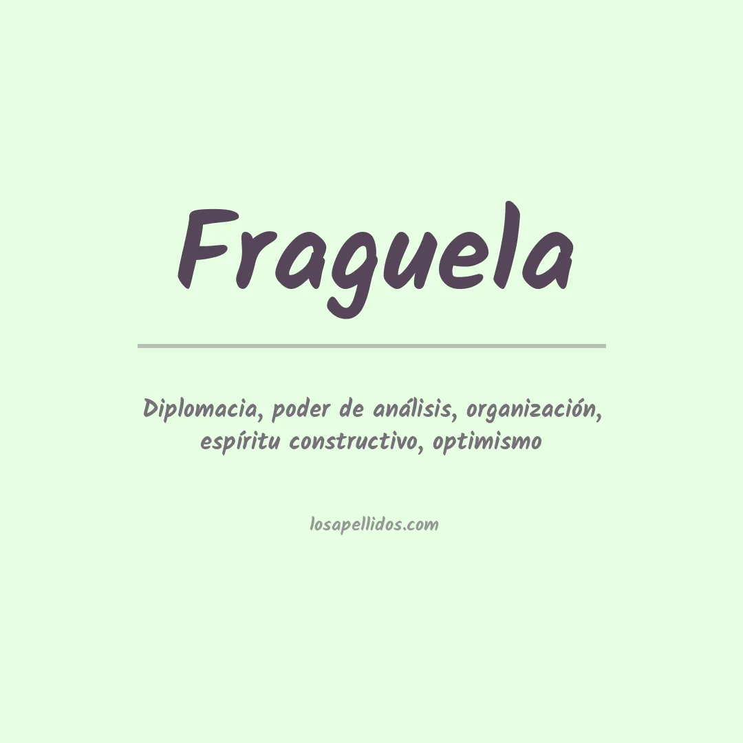 Apellido Fraguela