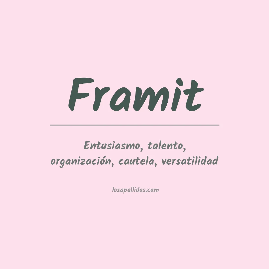 Apellido Framit