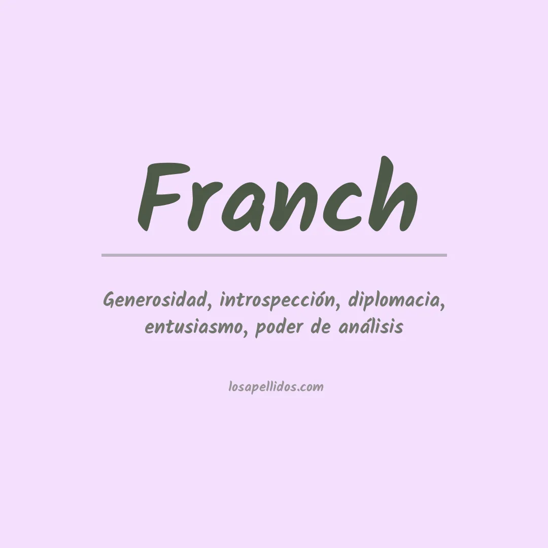 Apellido Franch