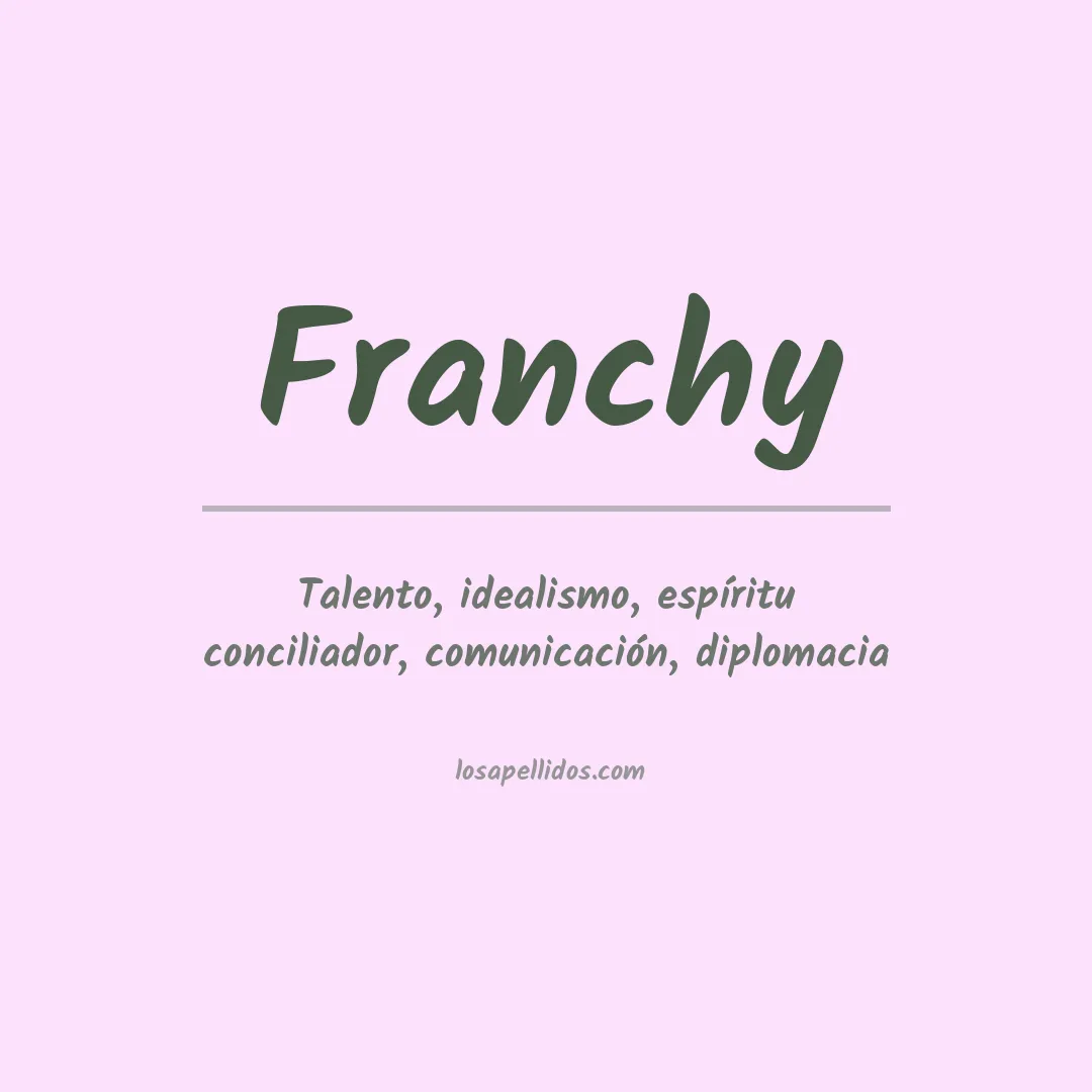 Apellido Franchy