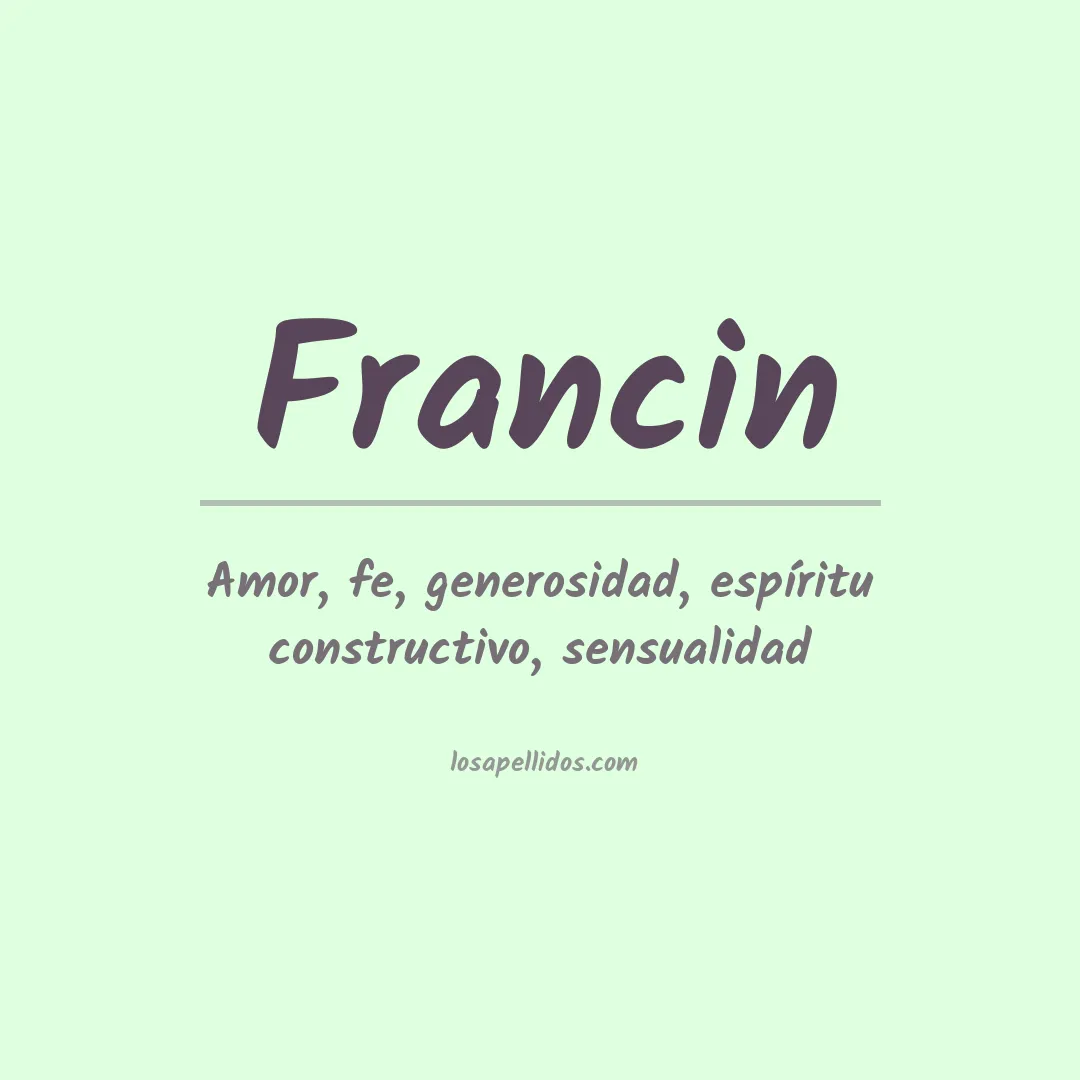 Apellido Francin