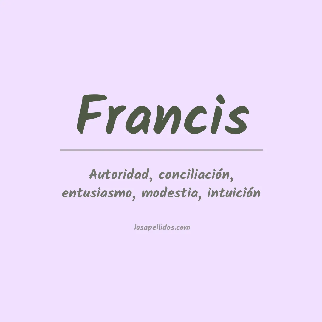 Apellido Francis