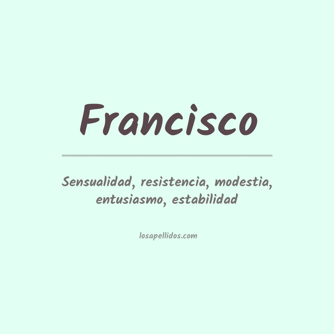 Apellido Francisco