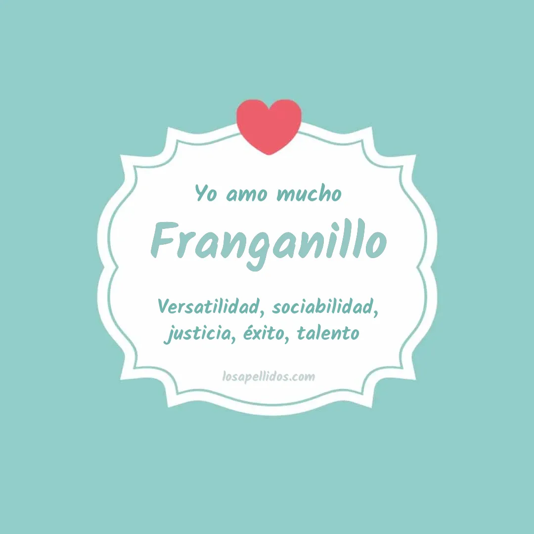 Yo amo mucho Franganillo