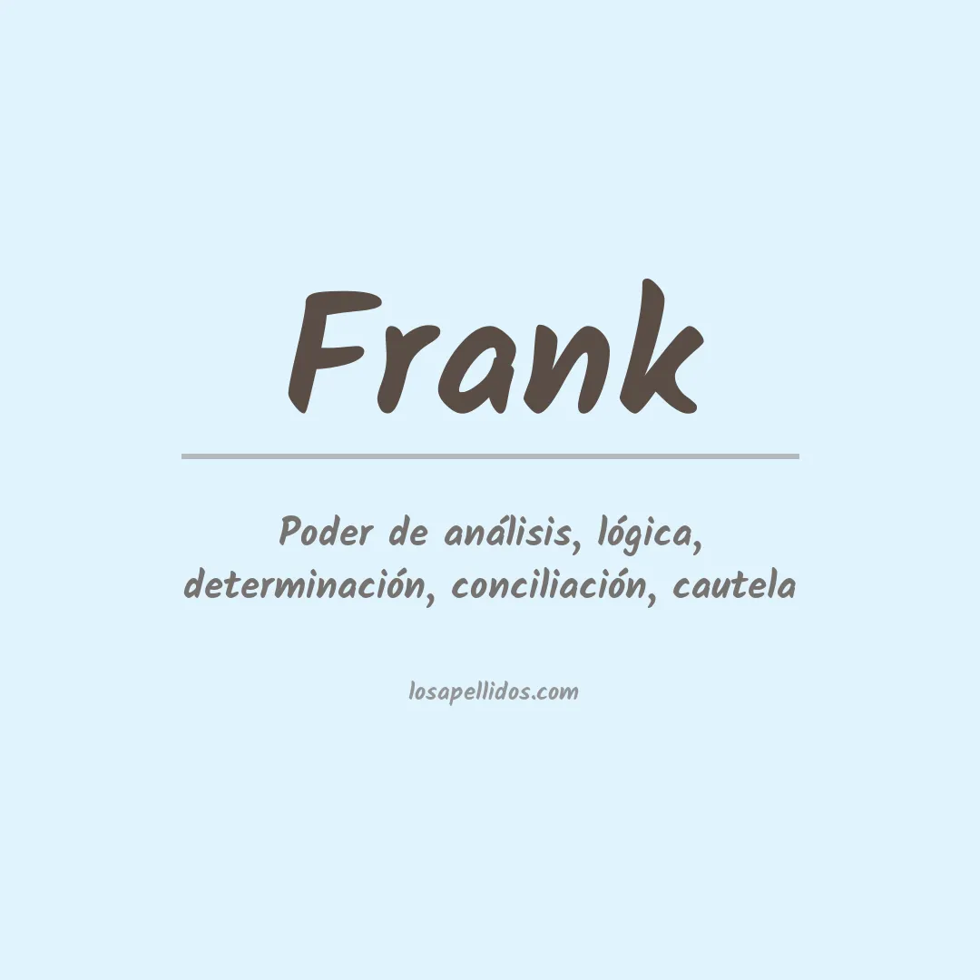 Apellido Frank