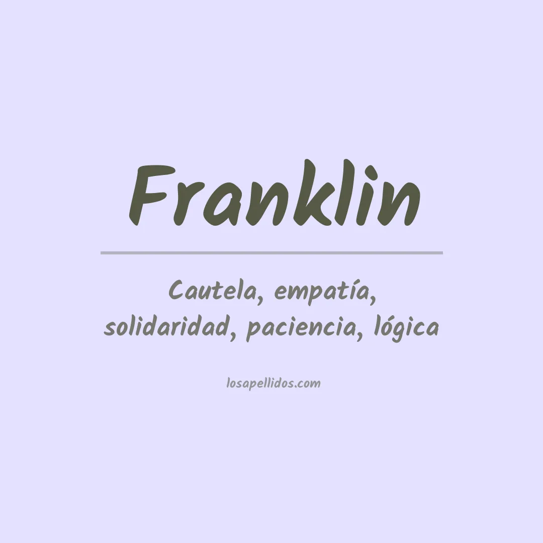 Apellido Franklin