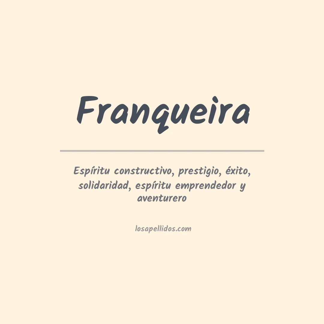 Apellido Franqueira