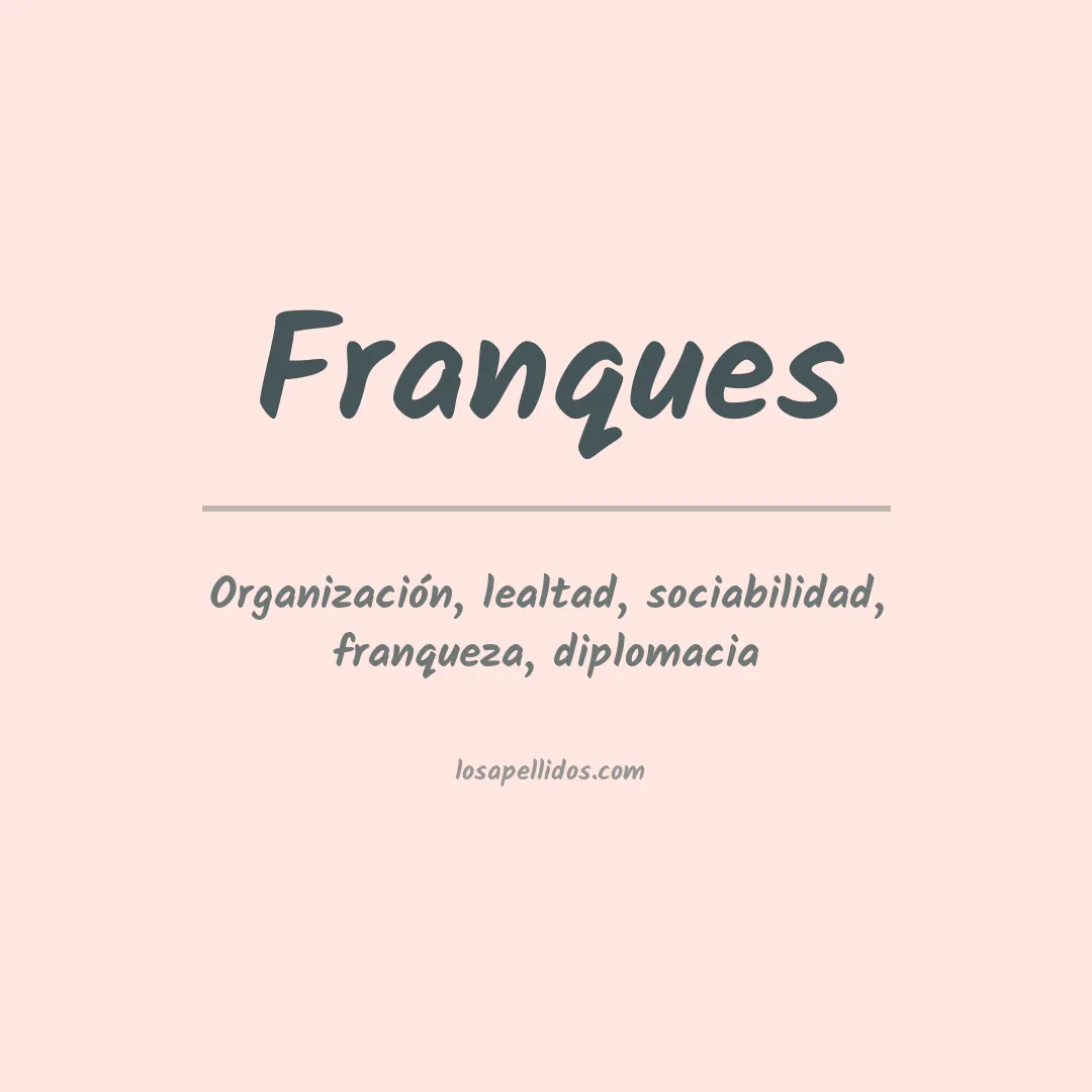 Apellido Franques