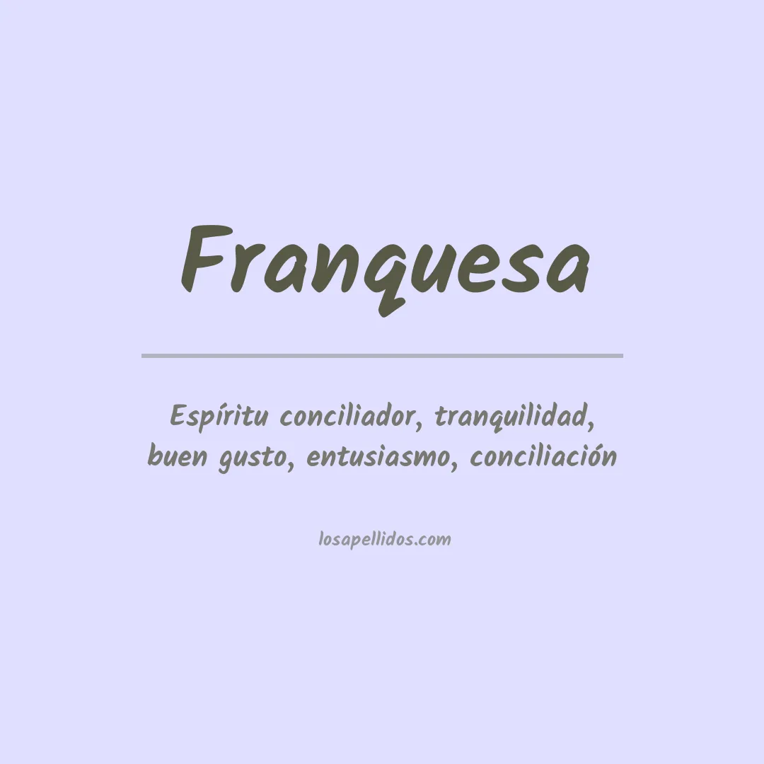 Apellido Franquesa