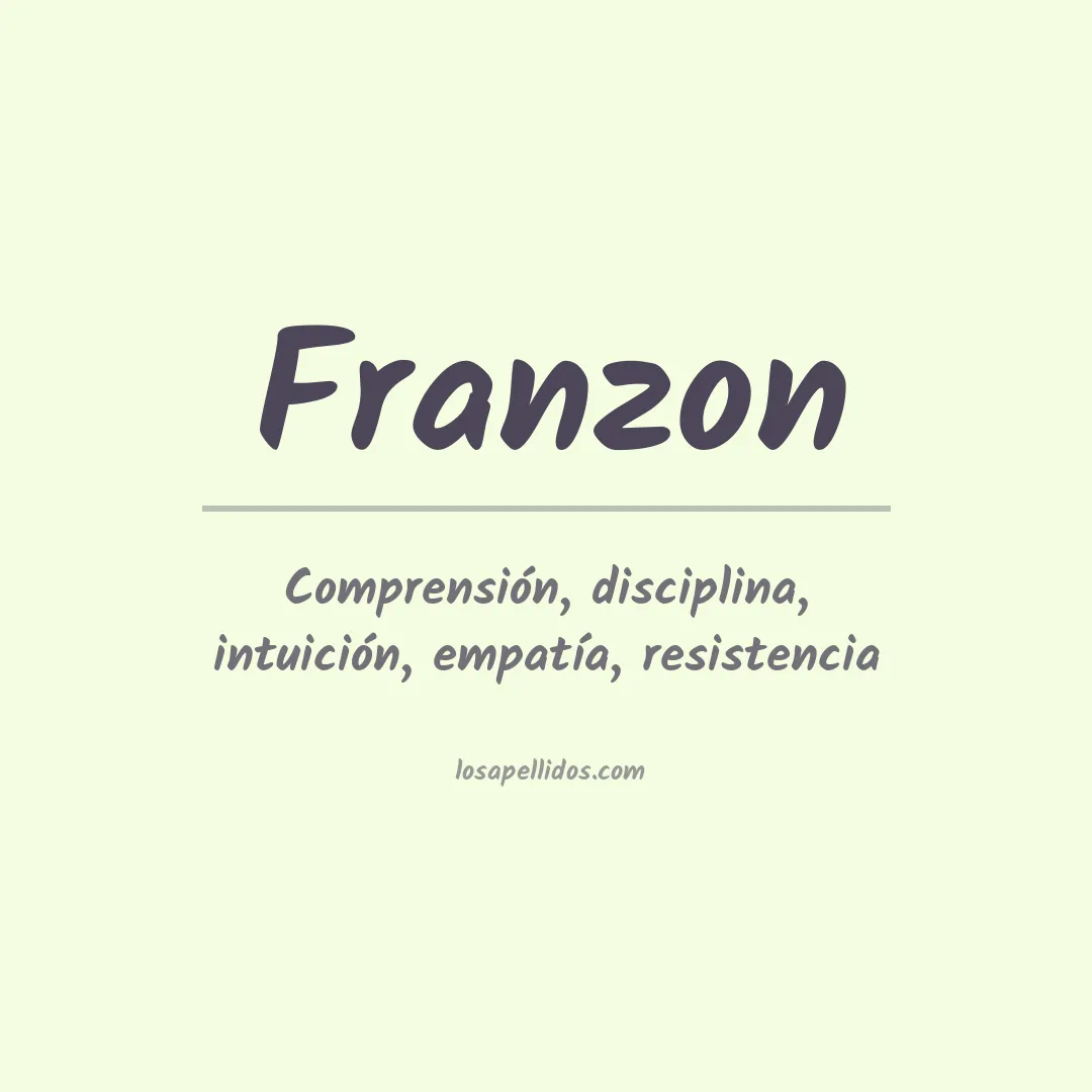 Apellido Franzon