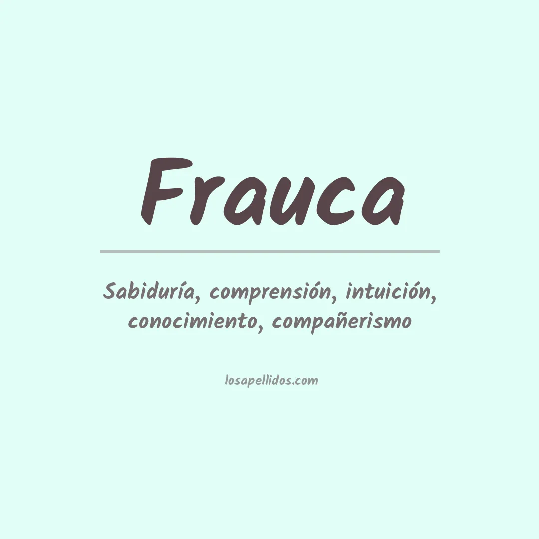 Apellido Frauca