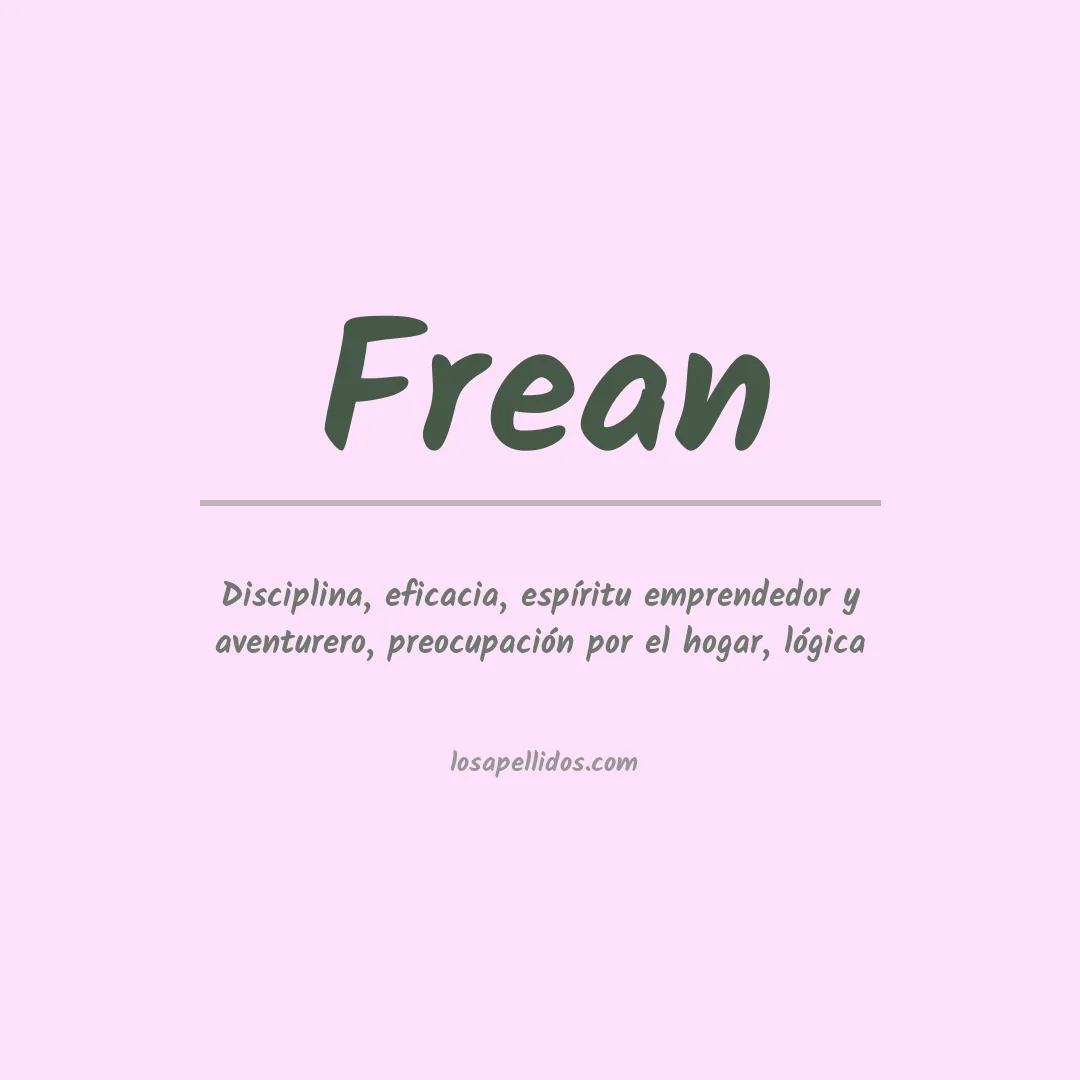 Apellido Frean