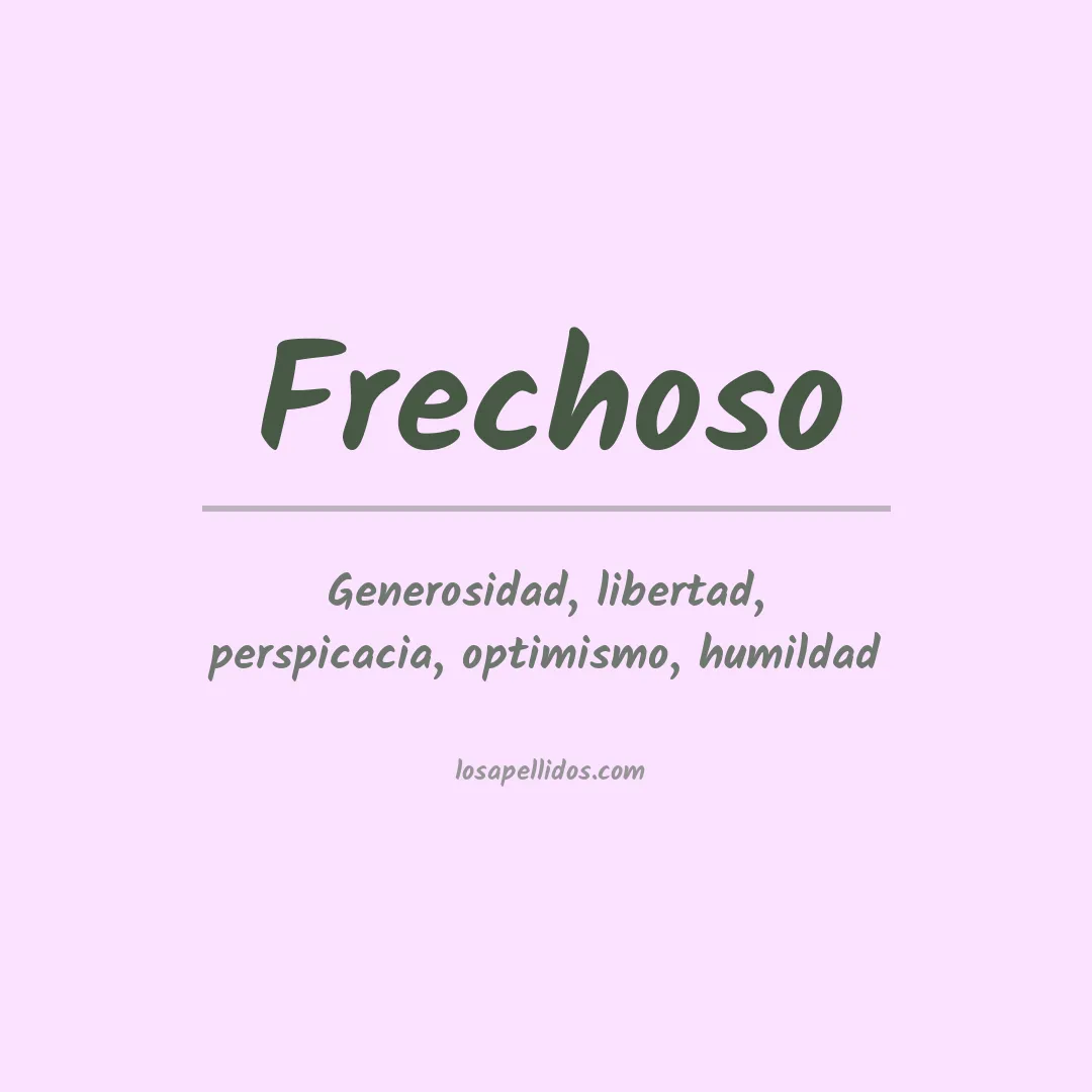 Apellido Frechoso