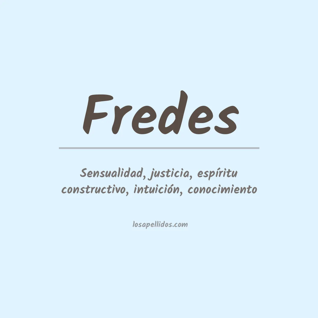 Apellido Fredes