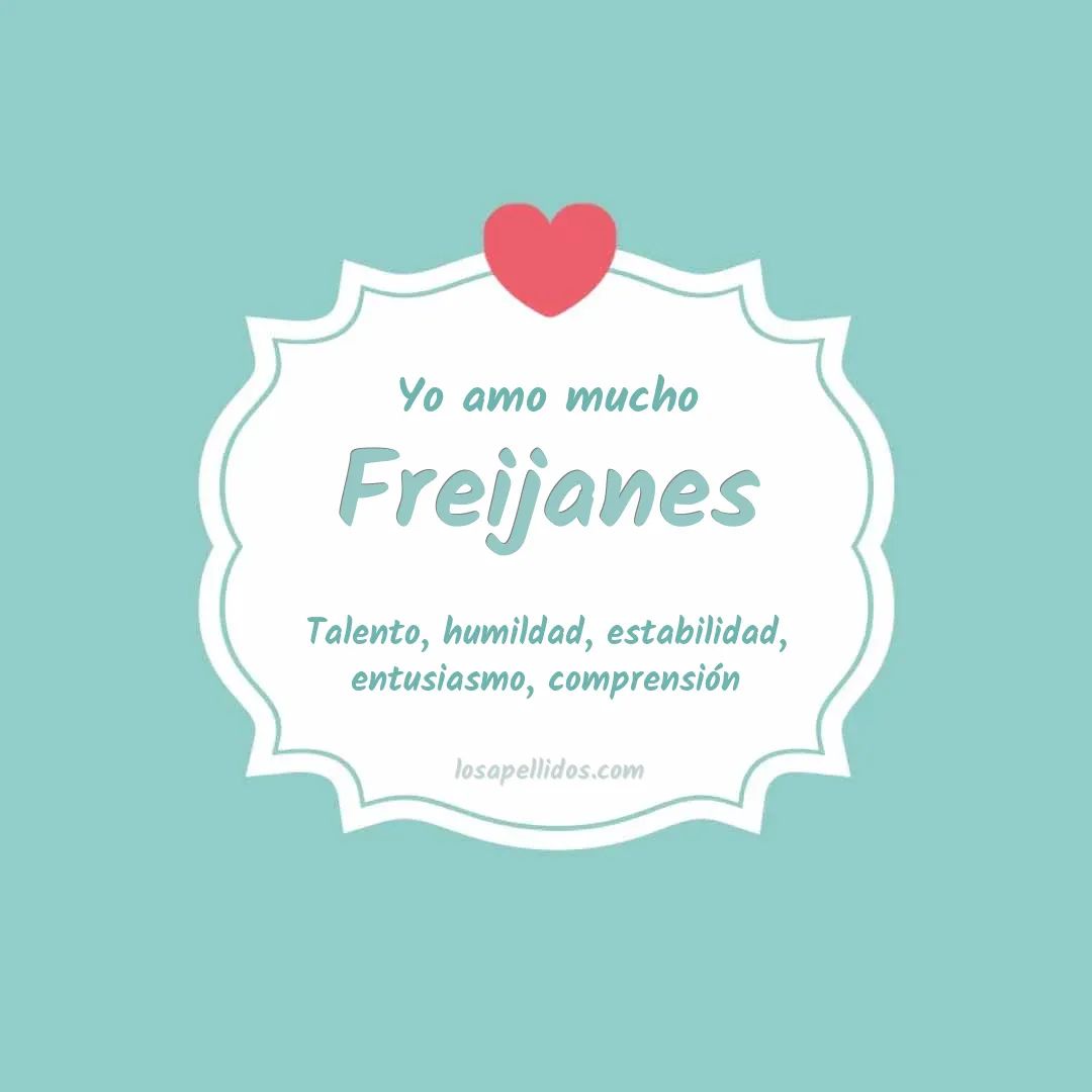 Yo amo mucho Freijanes