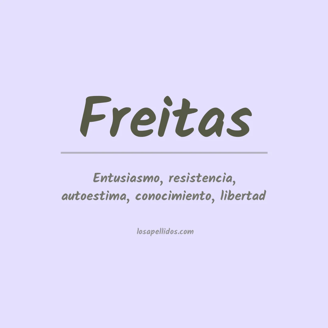 Apellido Freitas