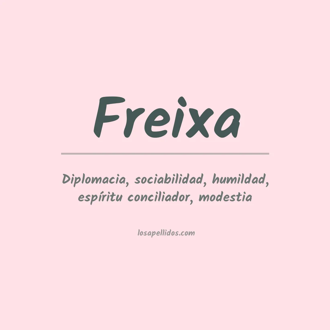 Apellido Freixa