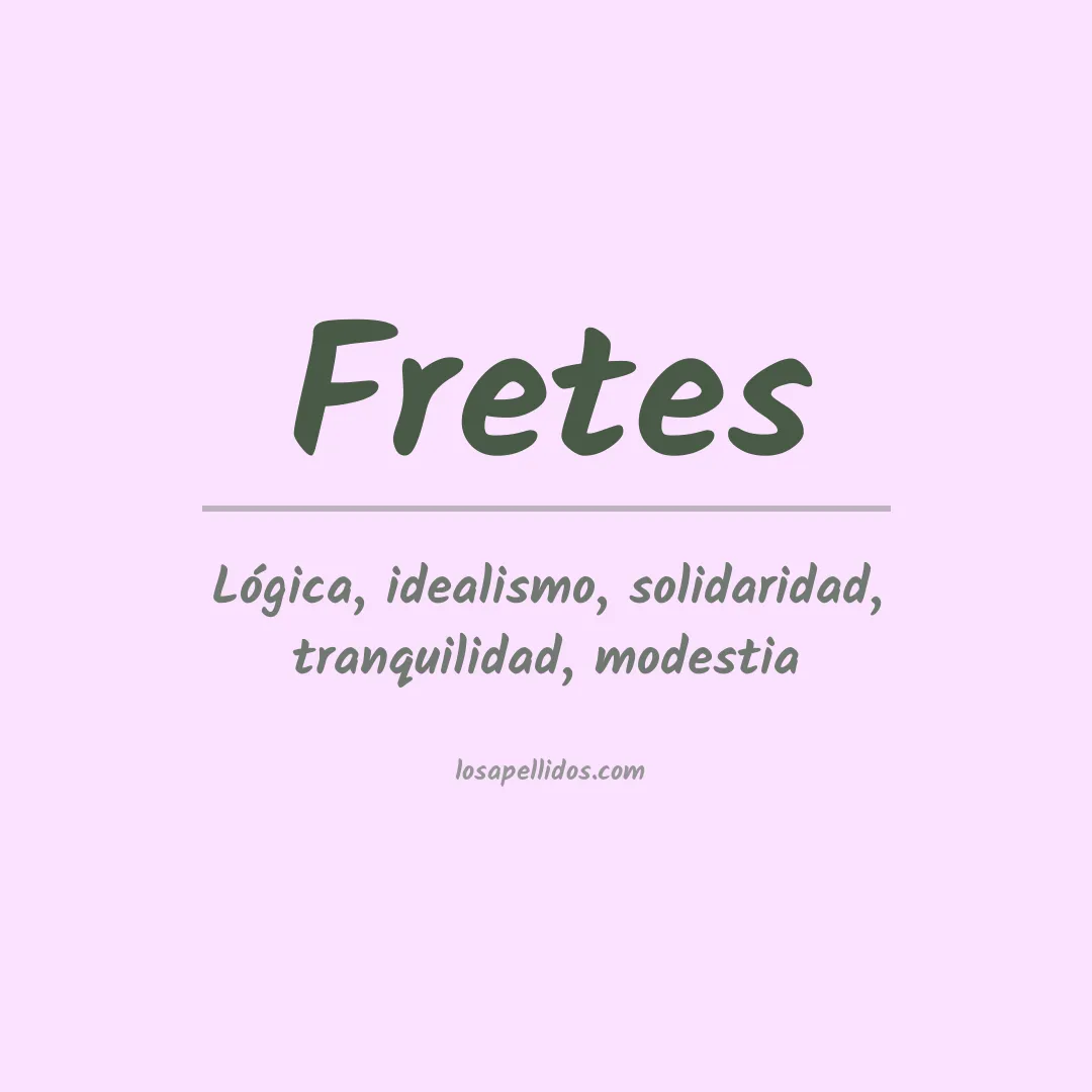 Apellido Fretes