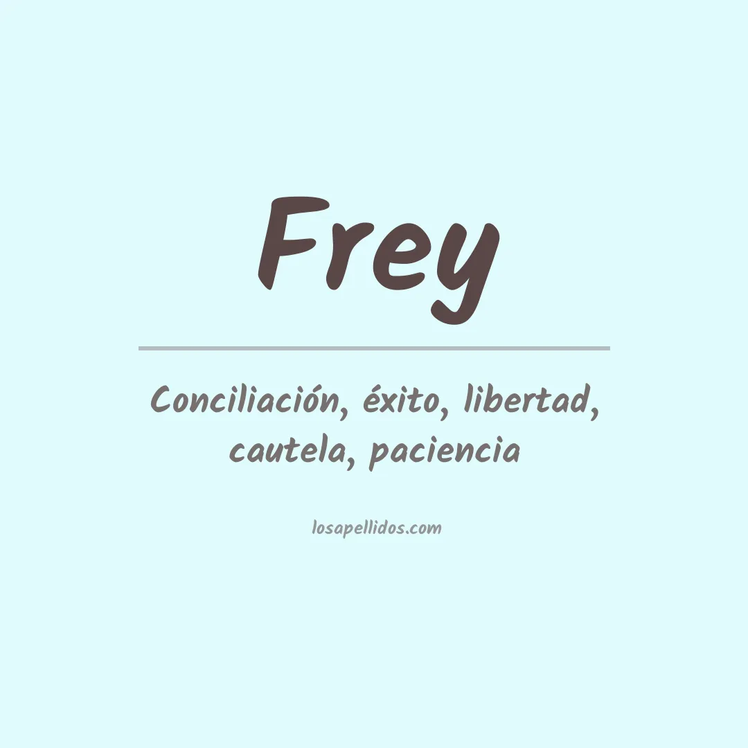 Apellido Frey