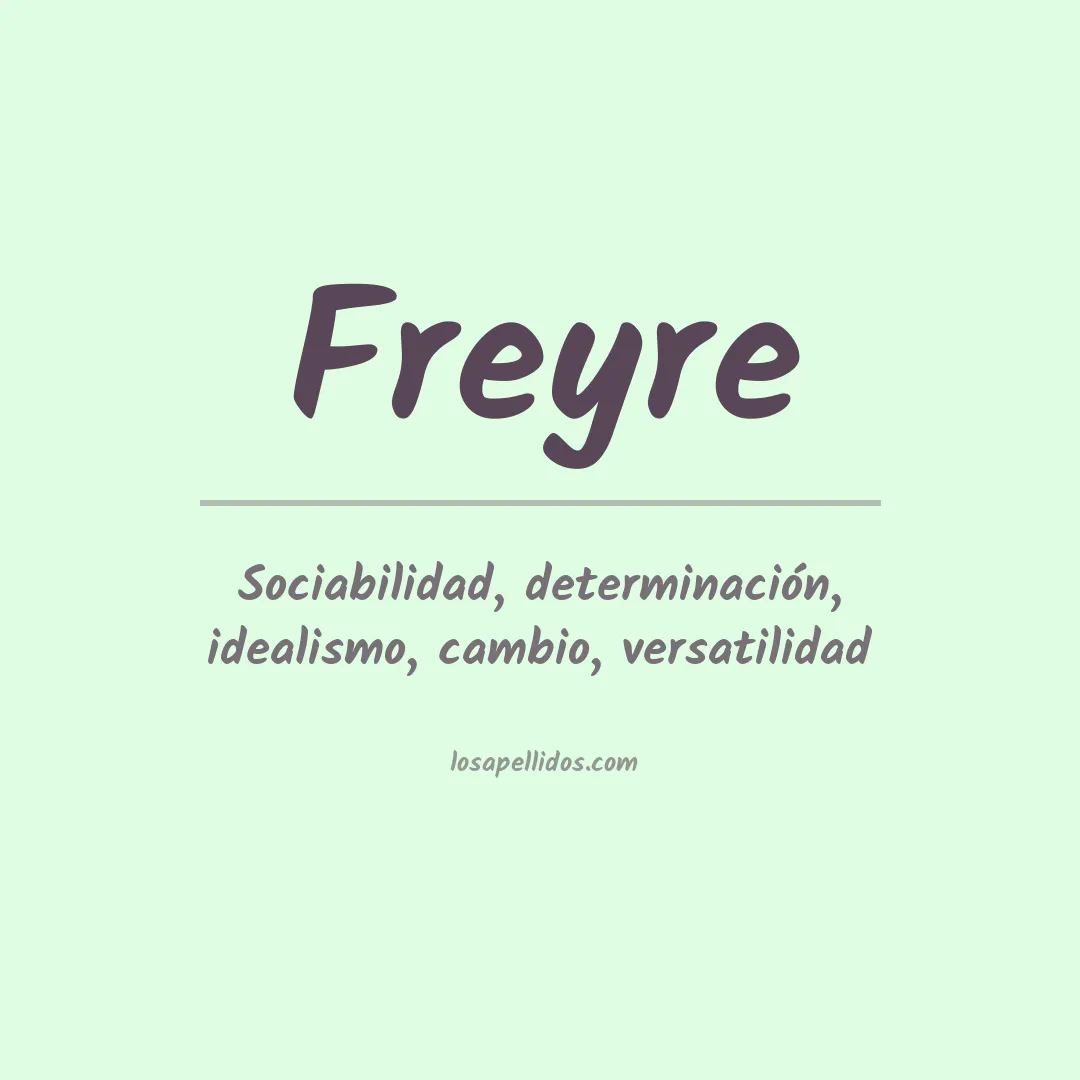 Apellido Freyre