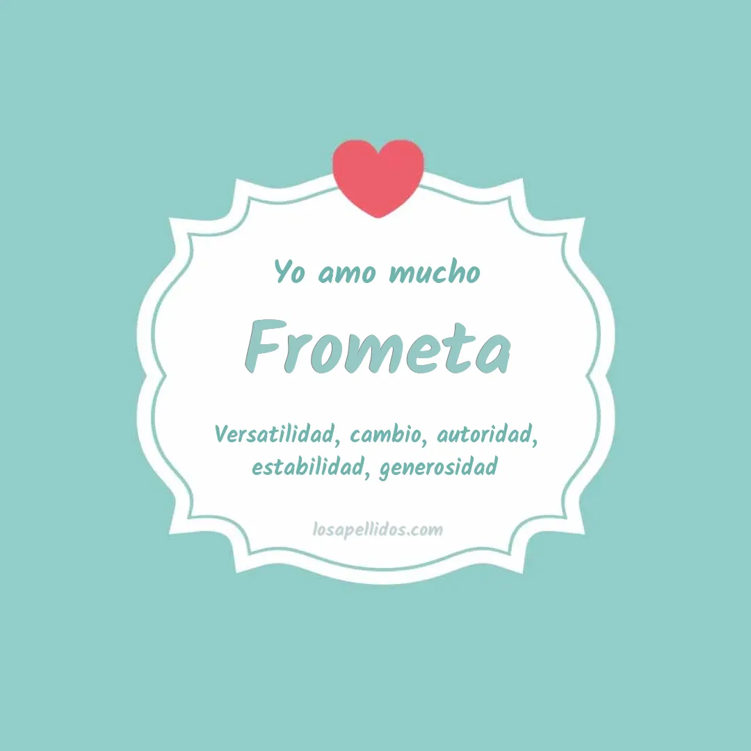 Yo amo mucho Frometa