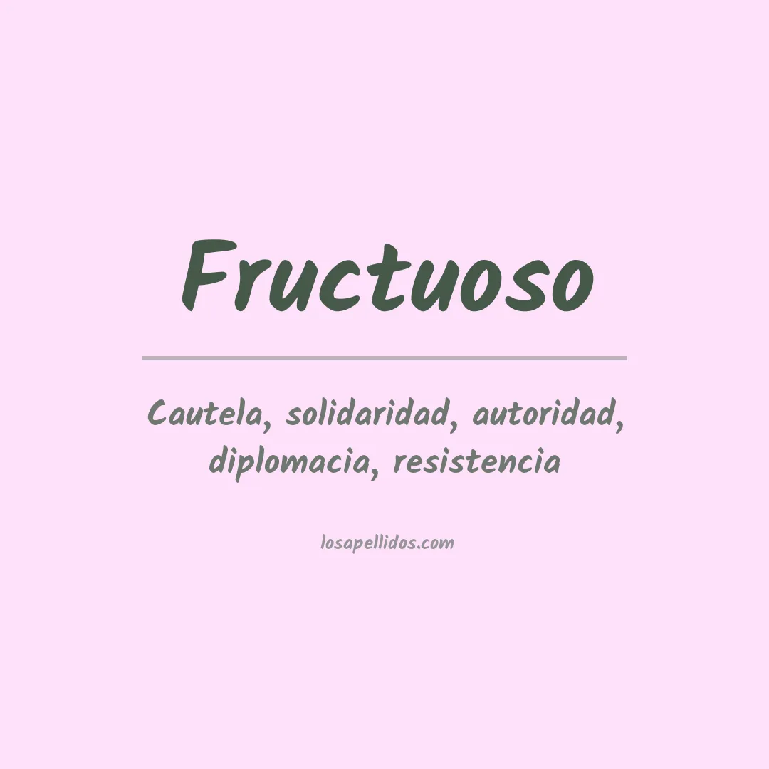 Apellido Fructuoso