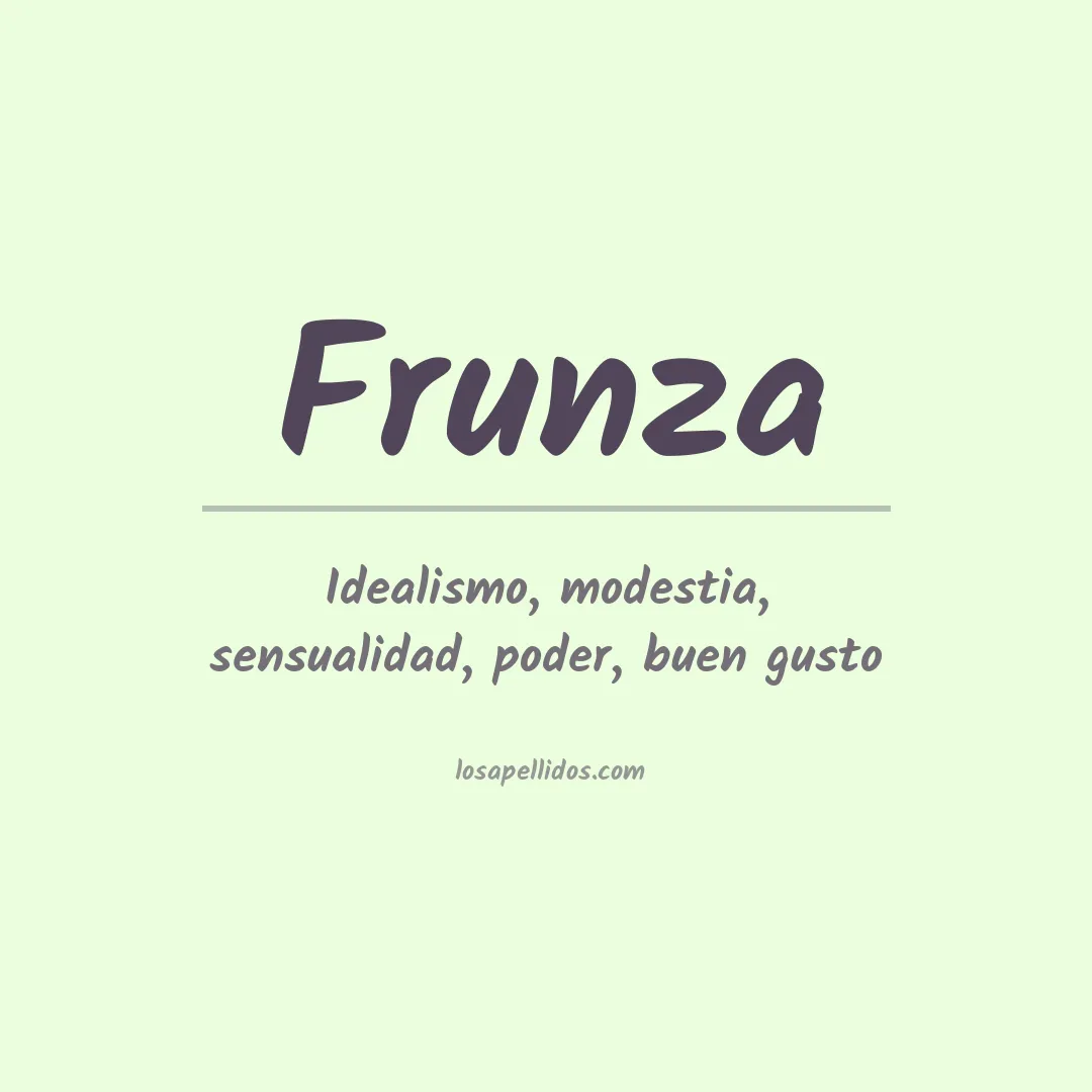 Apellido Frunza