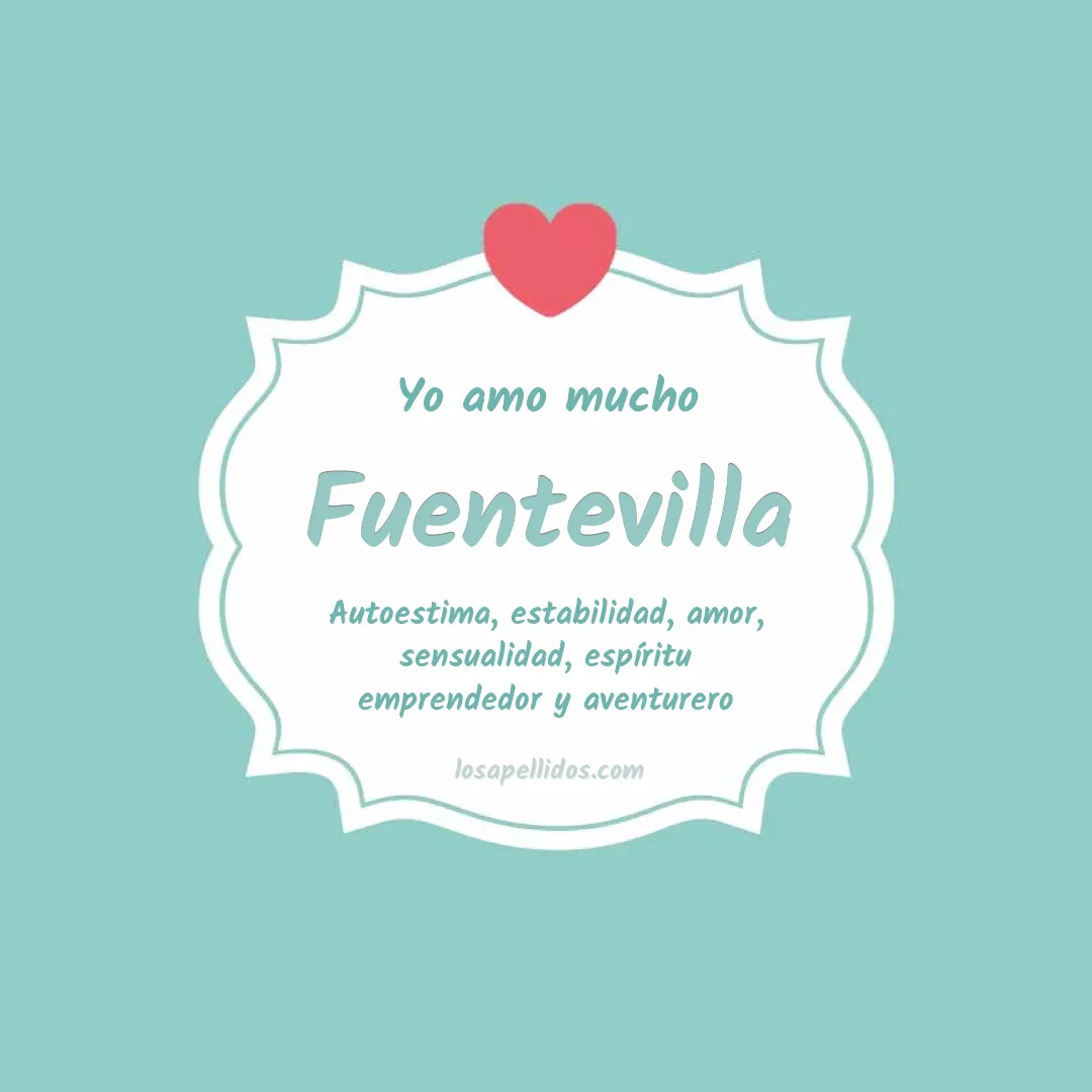 Yo amo mucho Fuentevilla