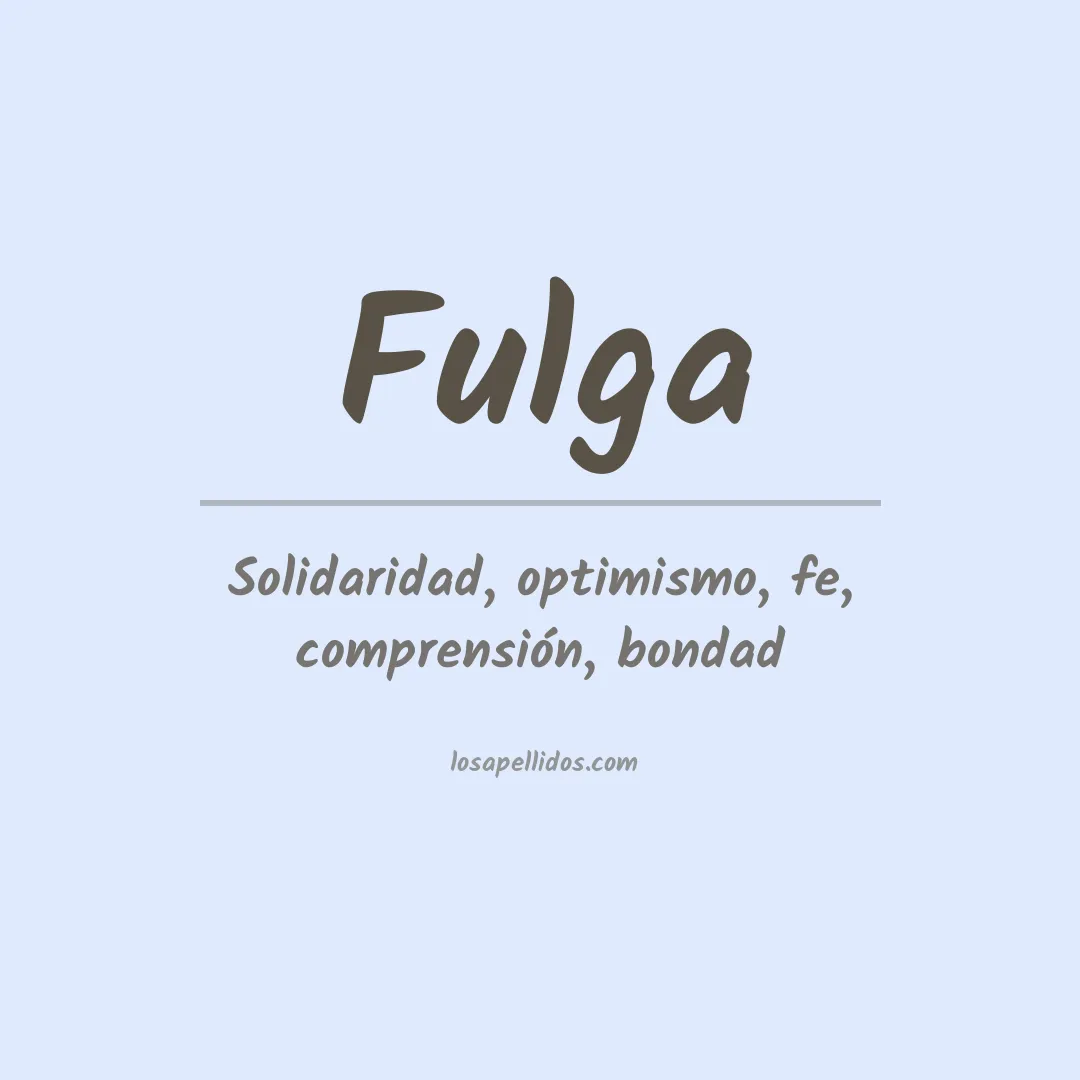 Apellido Fulga