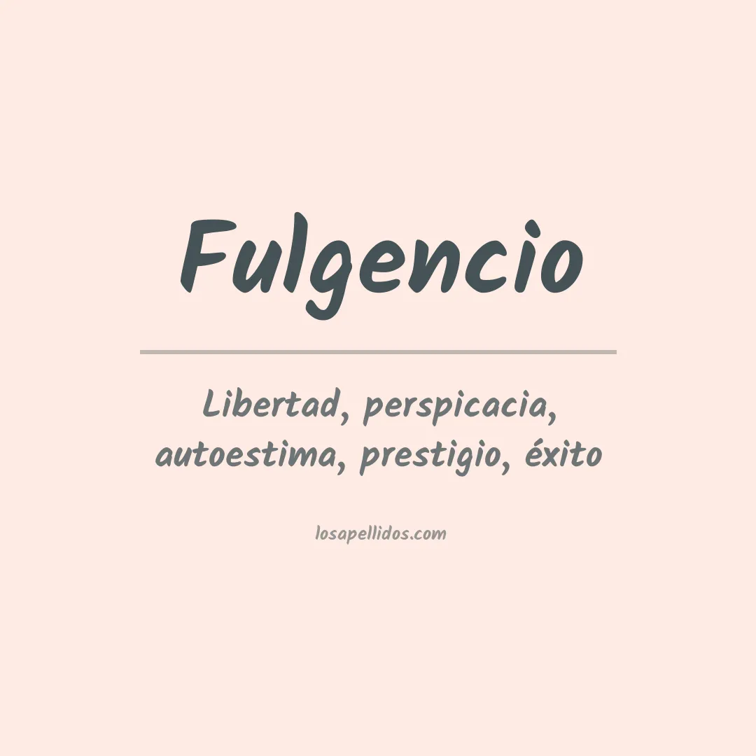 Apellido Fulgencio