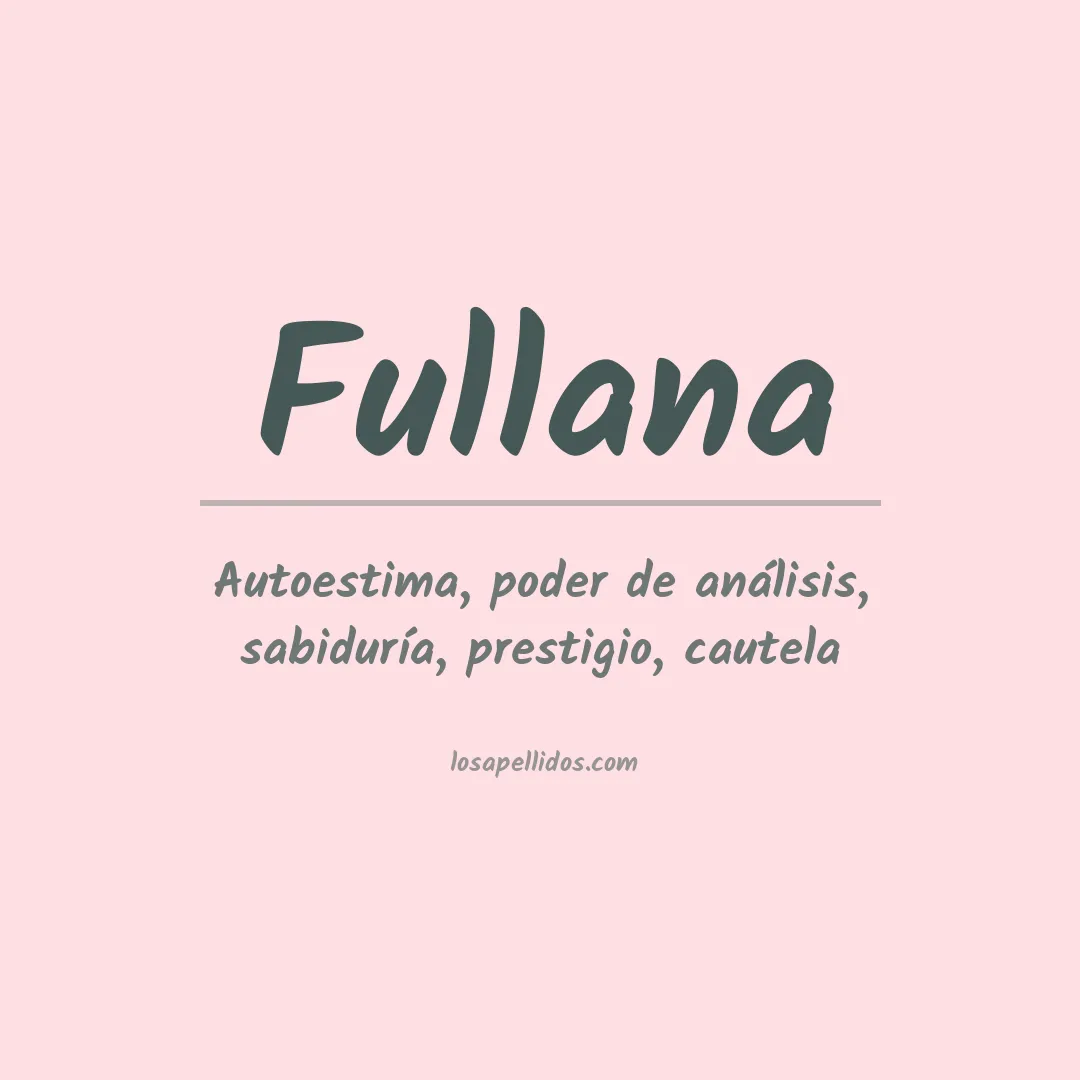 Apellido Fullana