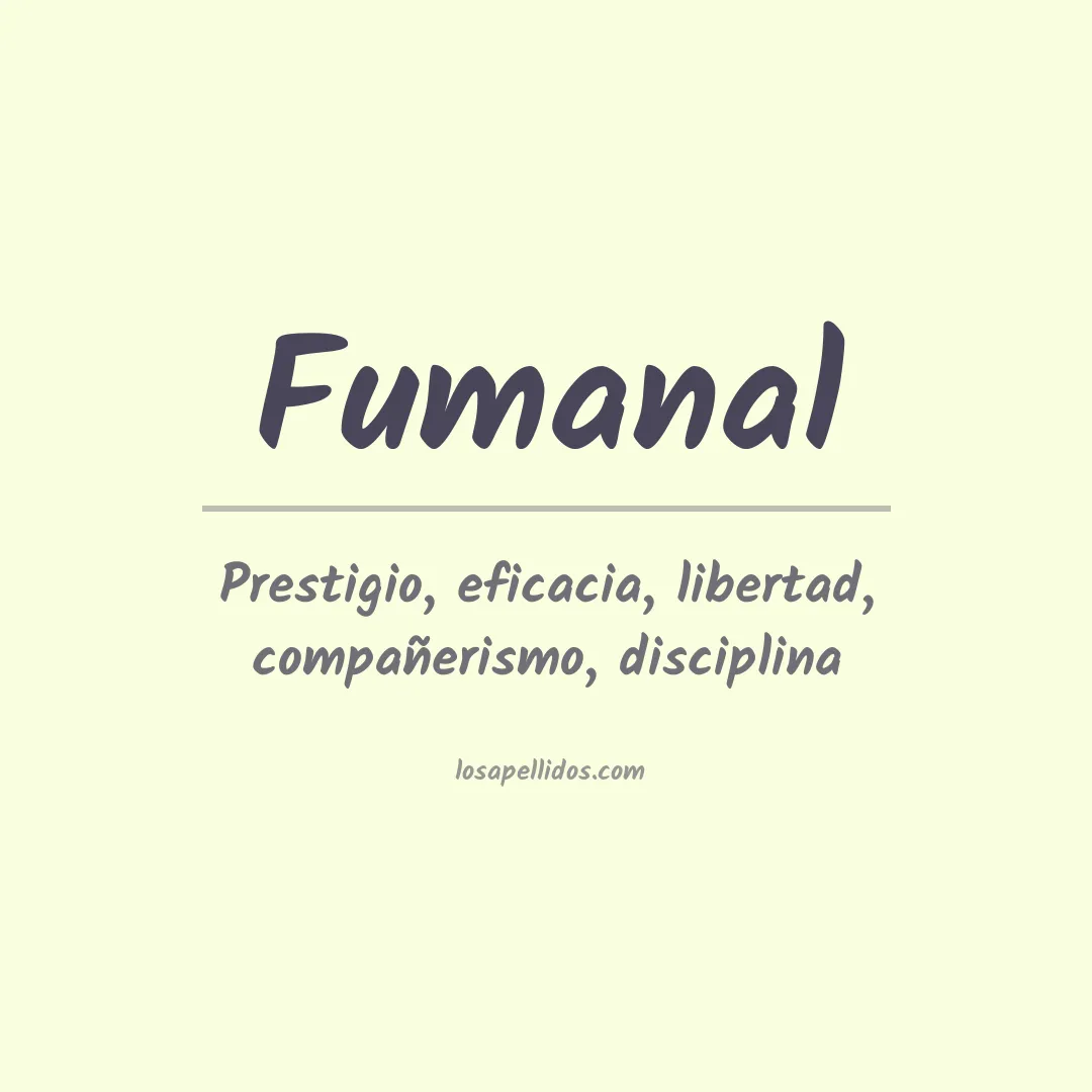 Apellido Fumanal