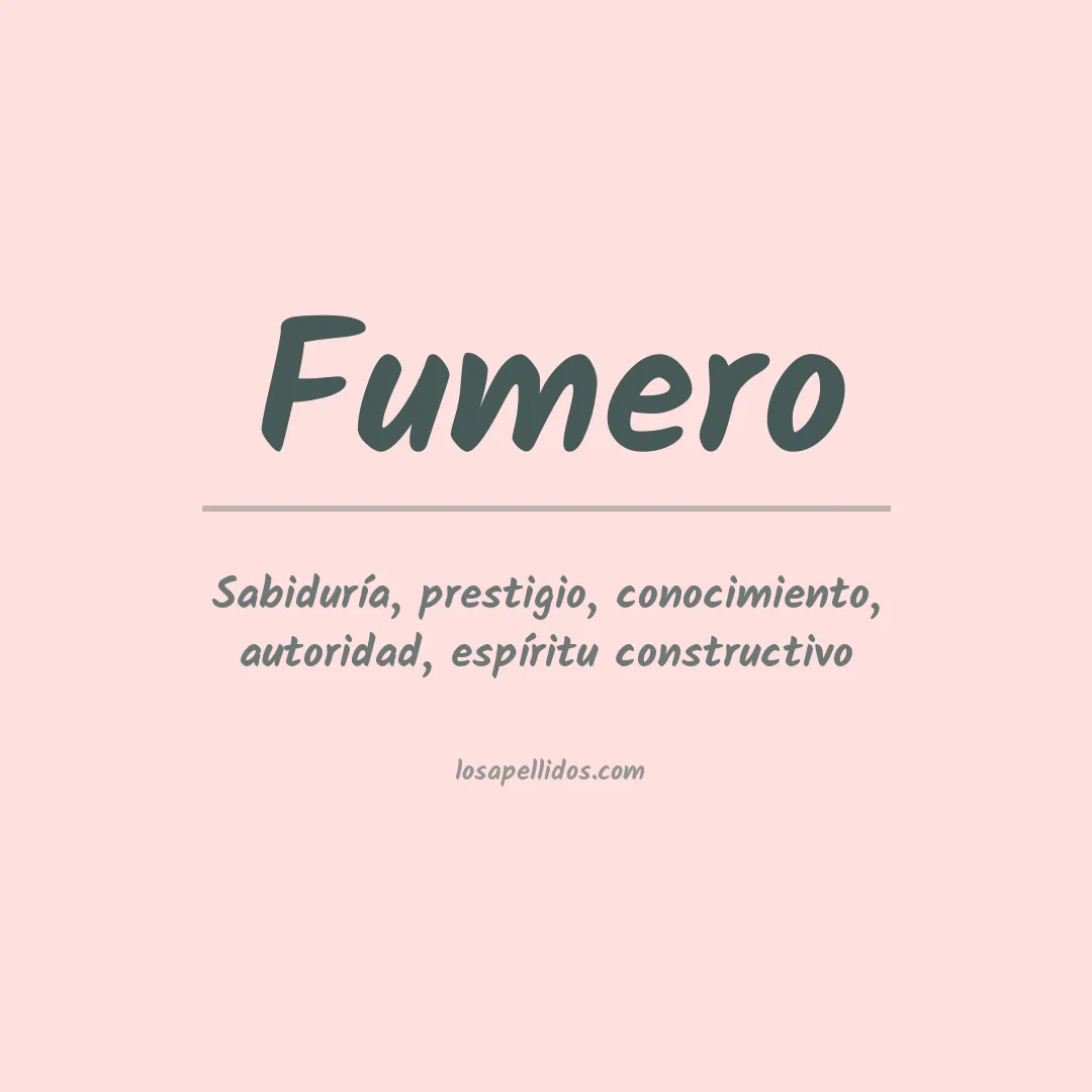Apellido Fumero