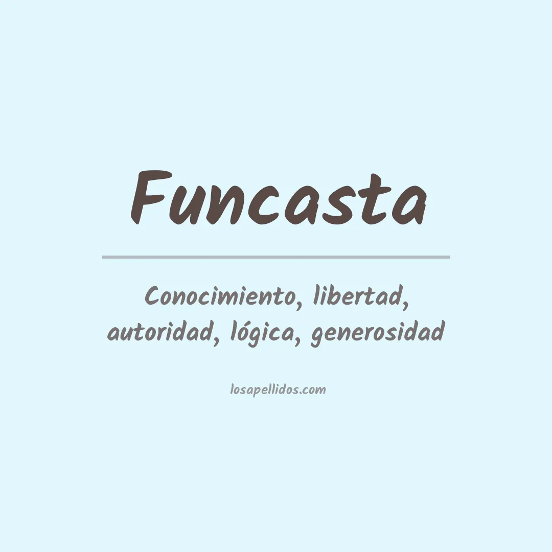 Apellido Funcasta