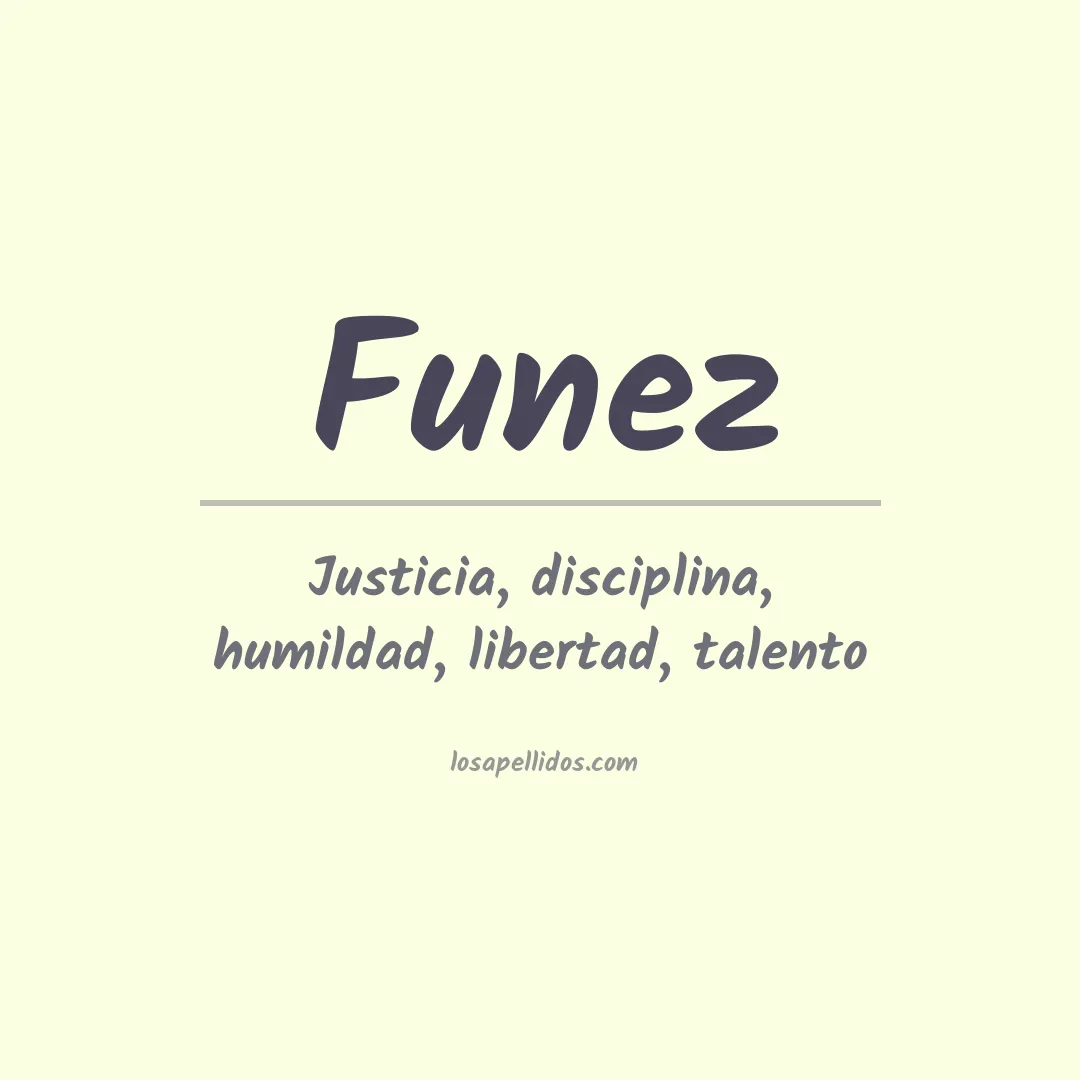 Apellido Funez