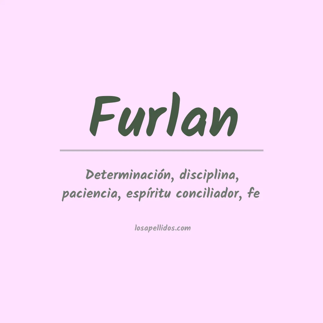 Apellido Furlan