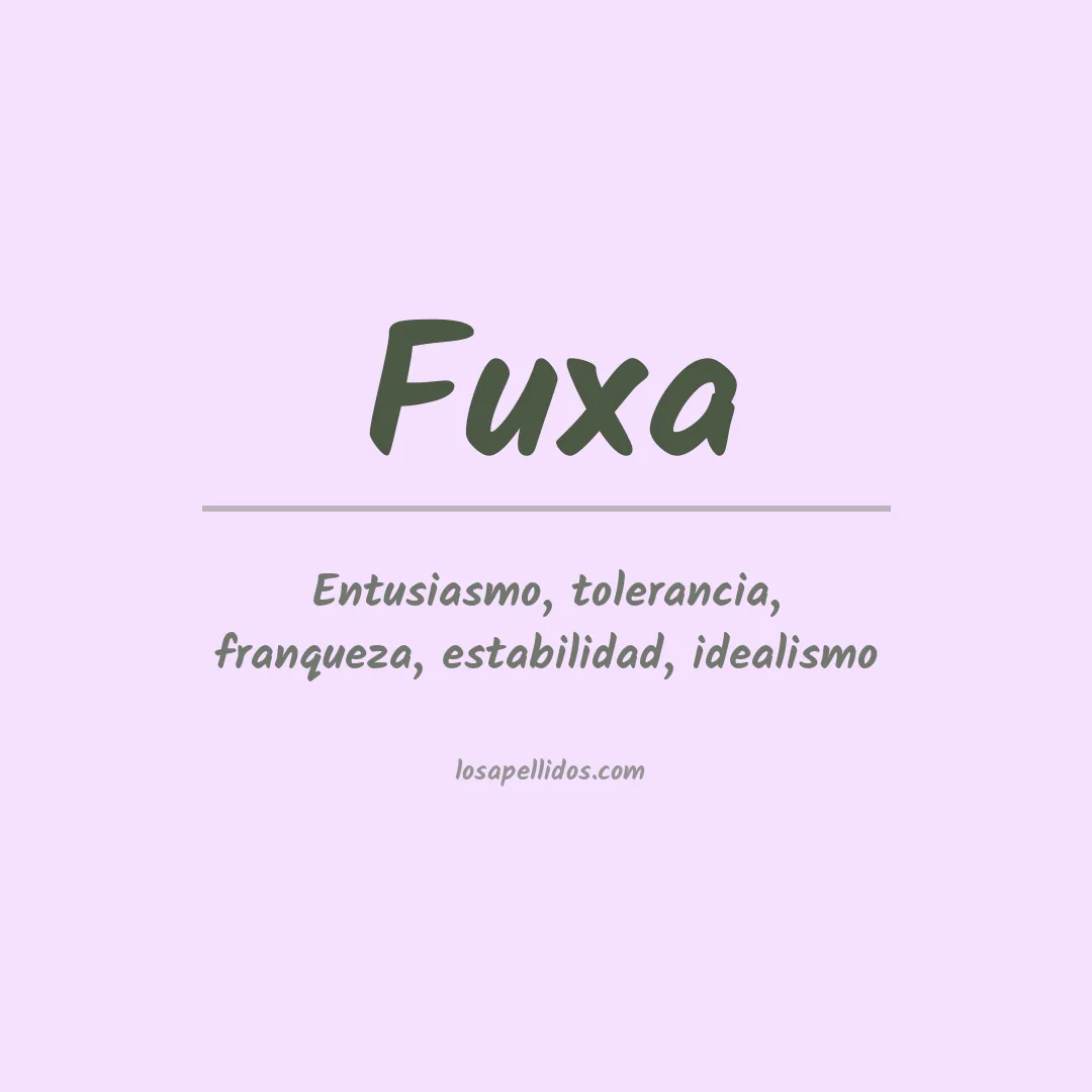 Apellido Fuxa