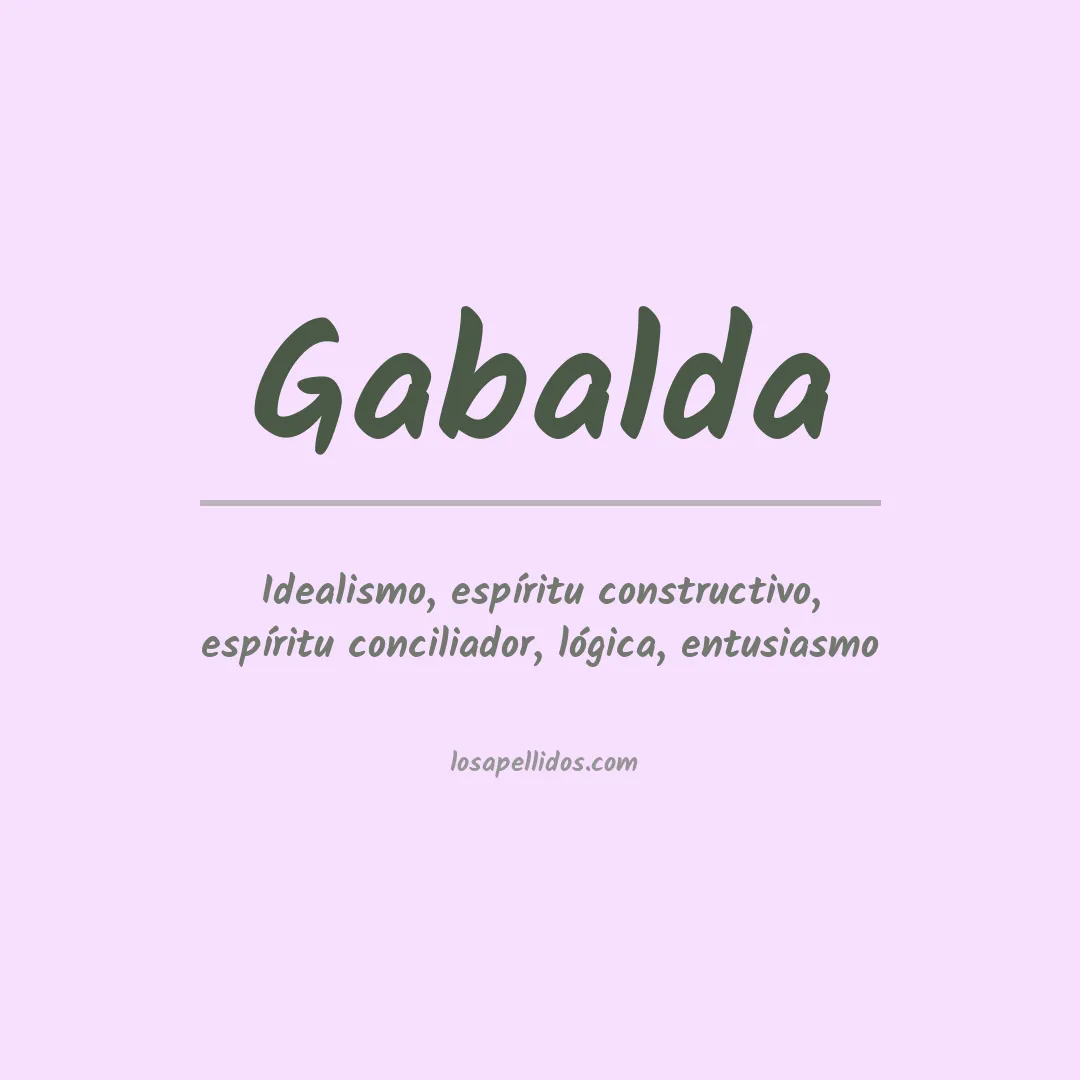 Apellido Gabalda