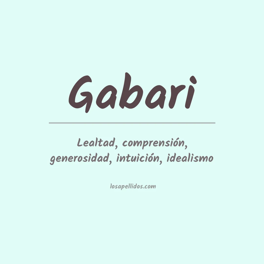 Apellido Gabari