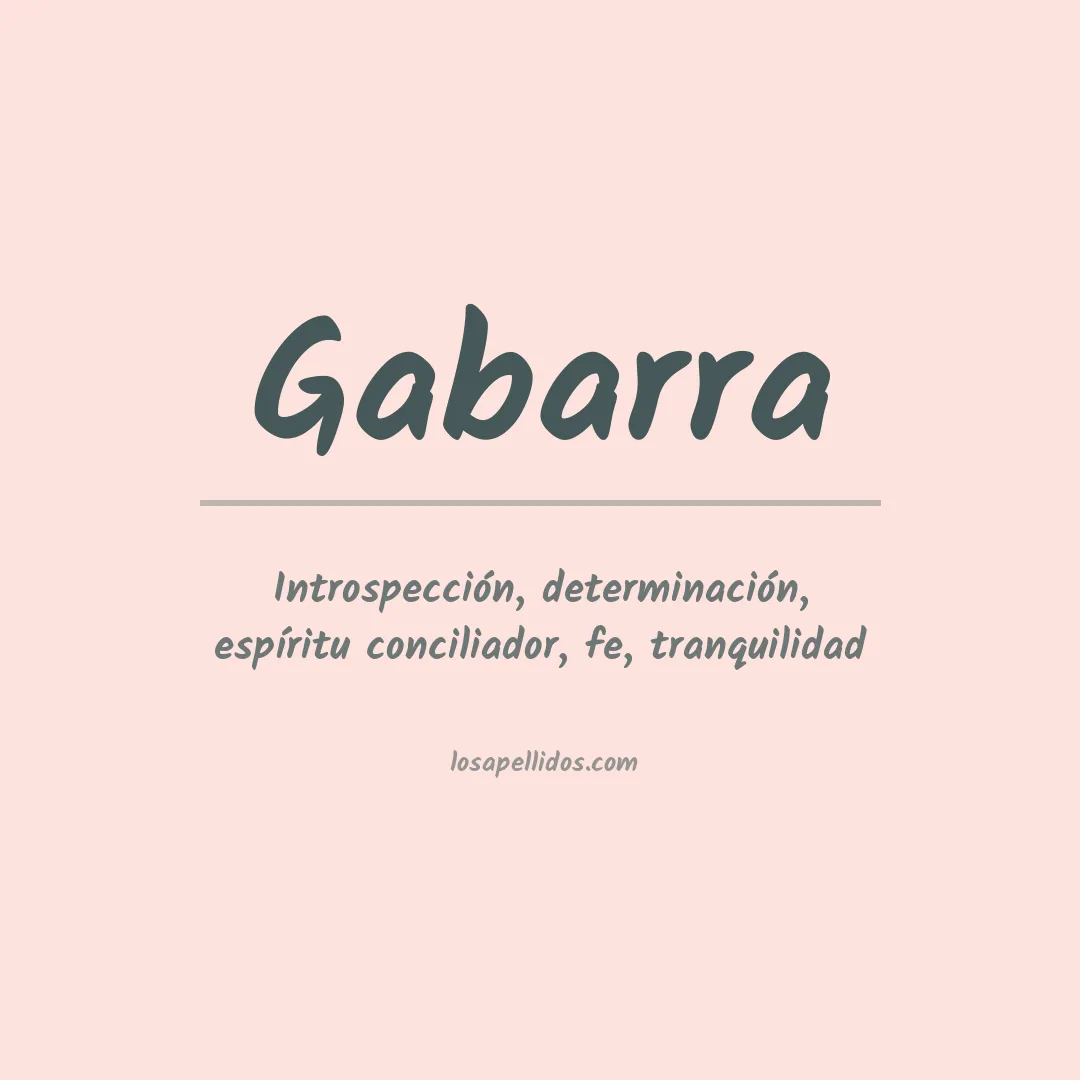 Apellido Gabarra
