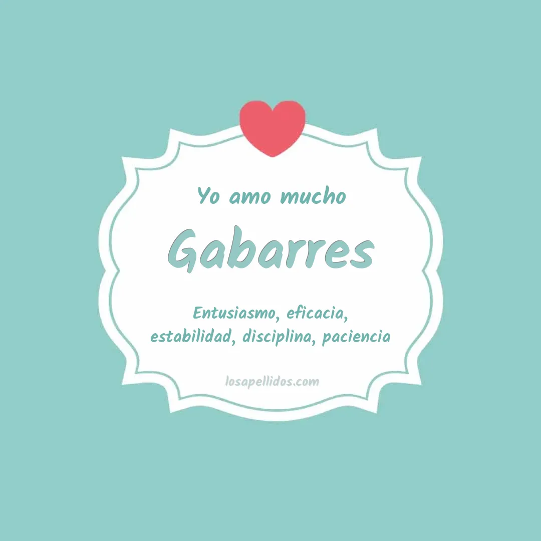 Yo amo mucho Gabarres