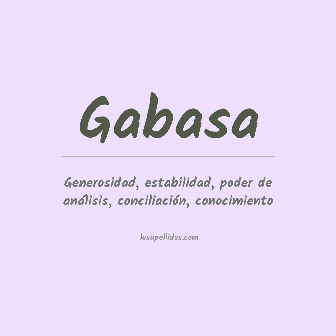 Apellido Gabasa