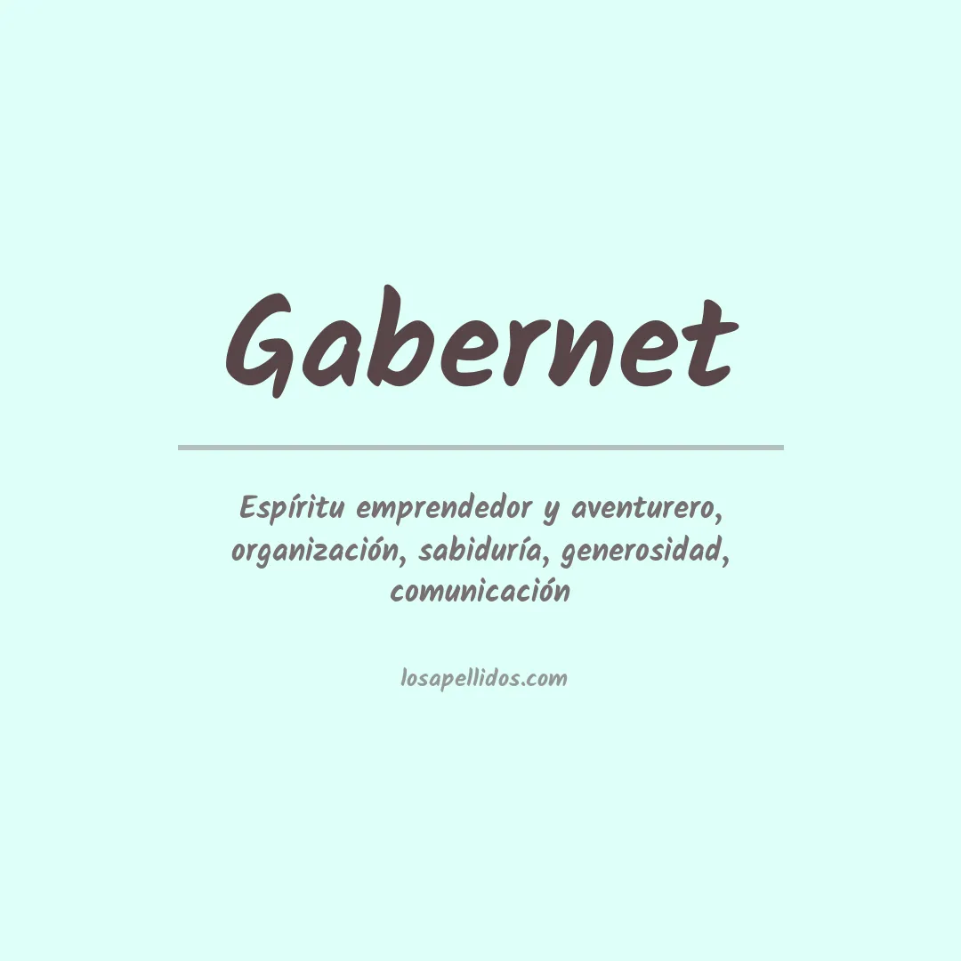 Apellido Gabernet