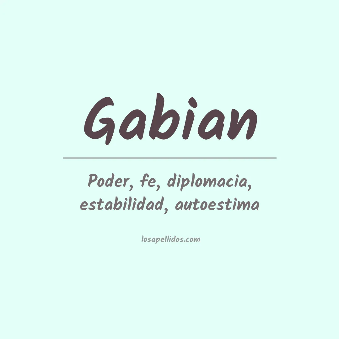 Apellido Gabian