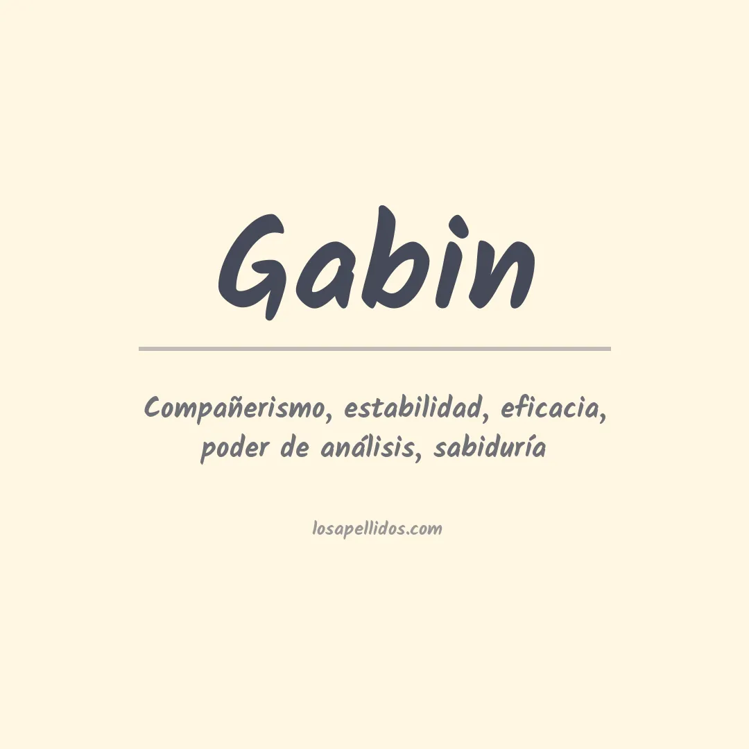 Apellido Gabin