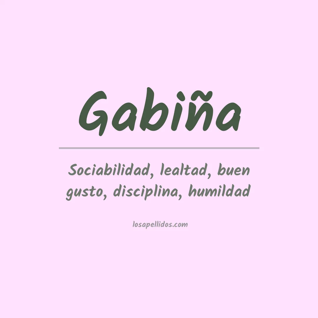 Apellido Gabiña