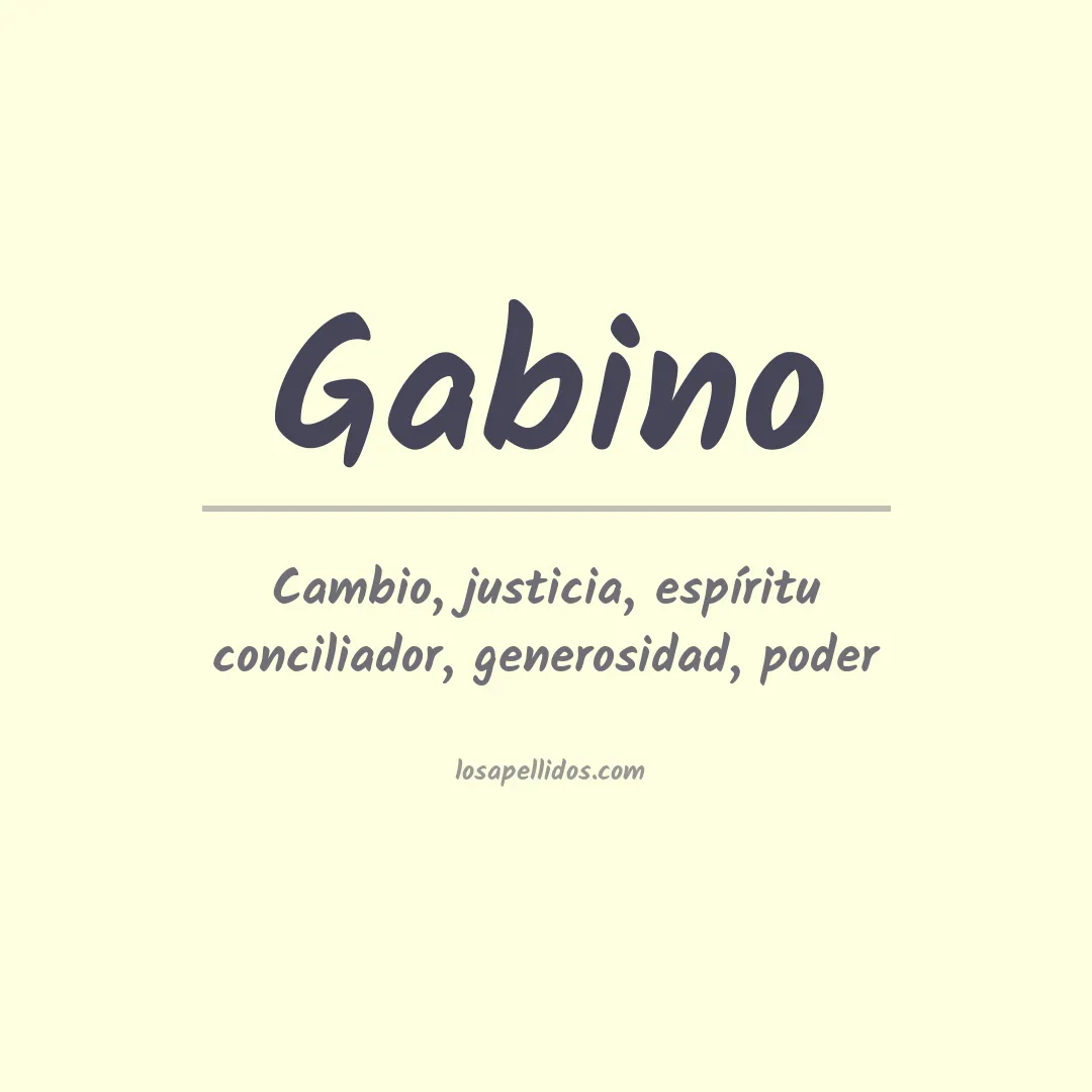 Apellido Gabino