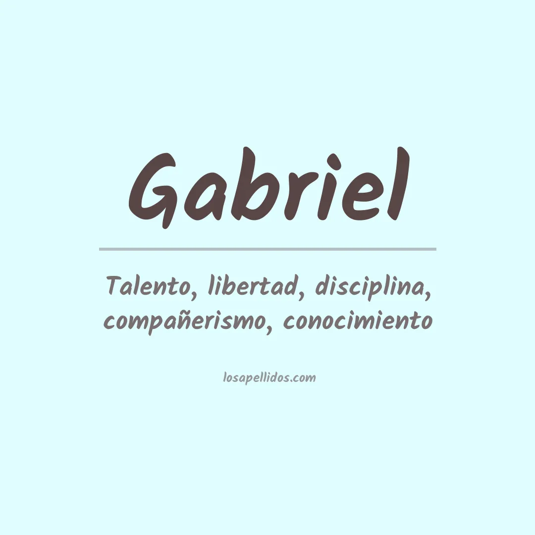 Apellido Gabriel