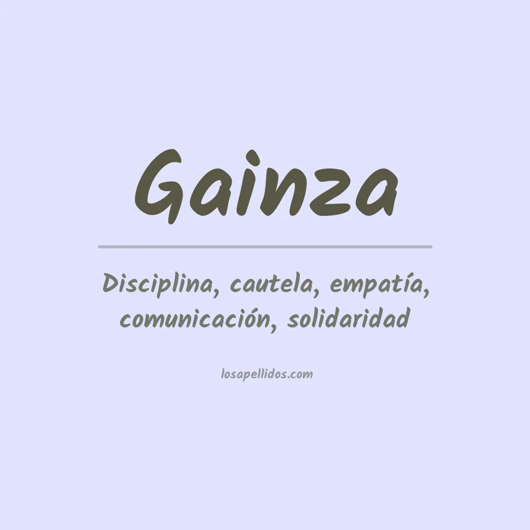 Apellido Gainza